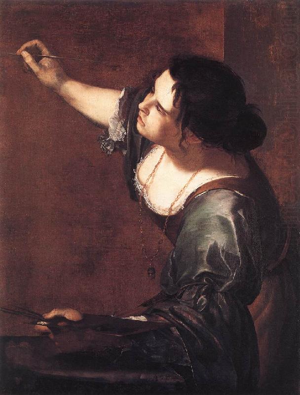 Self-Portrait as the Allegory of Painting fdg, GENTILESCHI, Artemisia